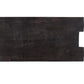Square keyhole charcuterie board- black