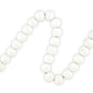 White glass beads